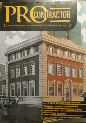 Procontractor Magazine Cover CIBC 1912 Bank